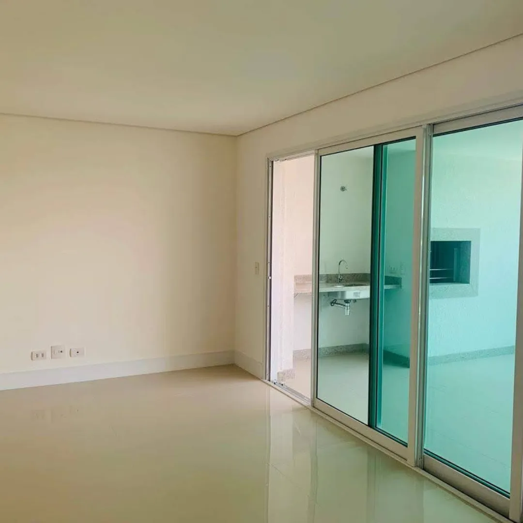Sala integrada com área gourmet